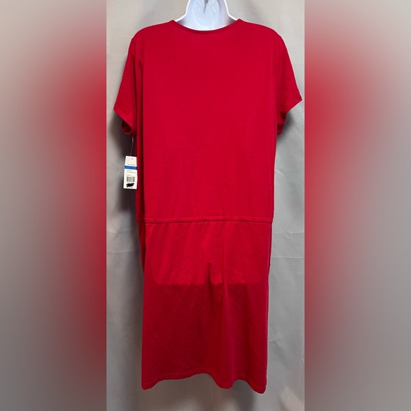 KIM ROGERS Women’s Dress Drawstring Size XL Red NWT - Picture 3 of 11